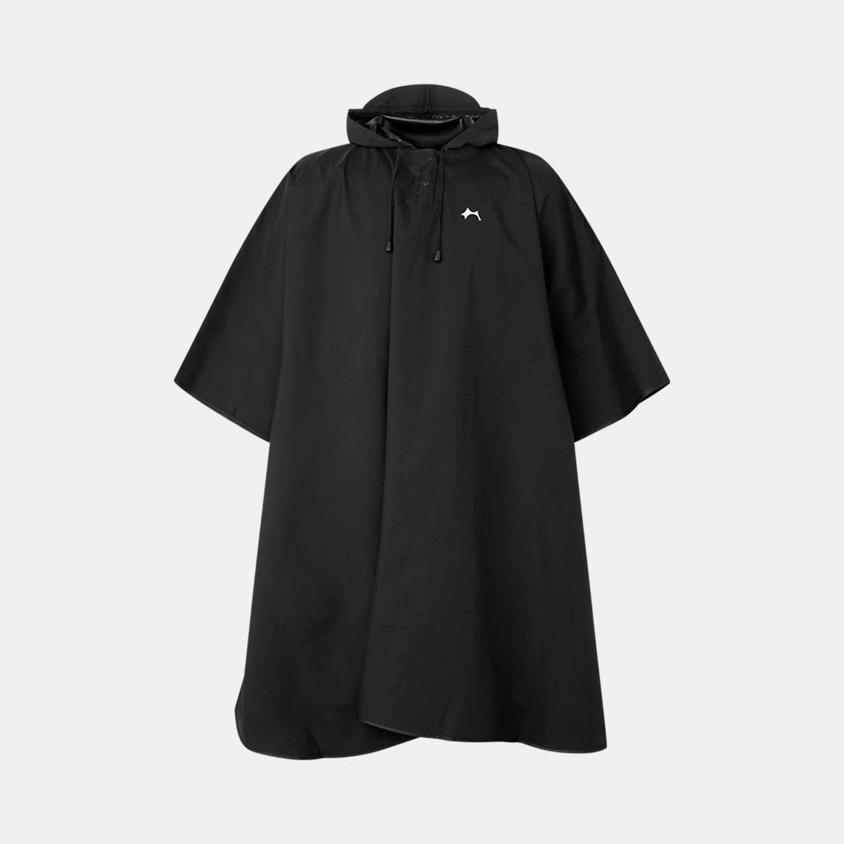 Rain Poncho Black (One size)