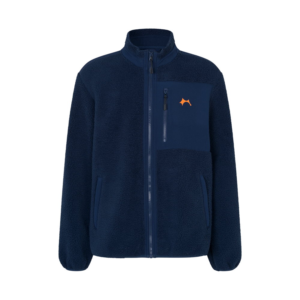 FLEECE JACKET, NAVY