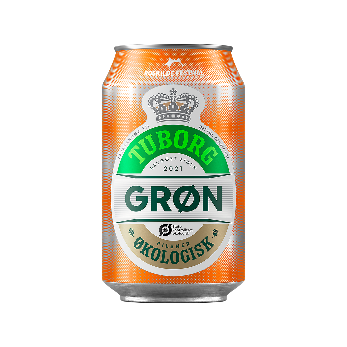 Grøn Tuborg Organic - 12 x 33 cl.