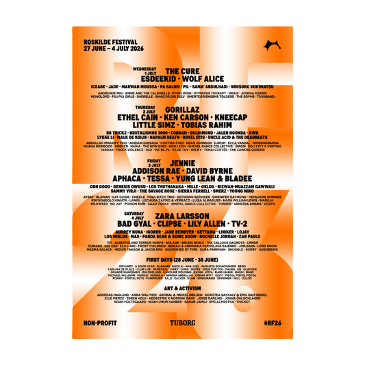 Roskilde Festival 2026 poster