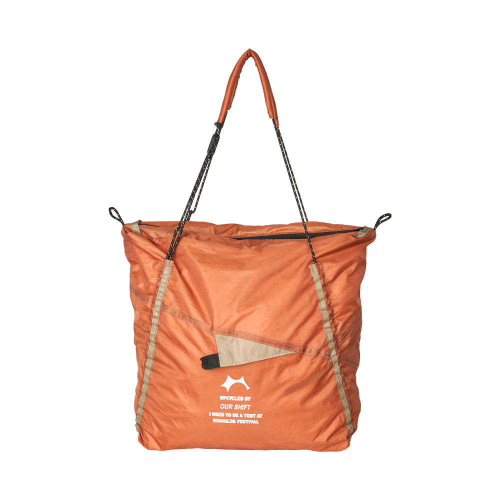 Upcycled Tent Shoulder Bag by Our Shift