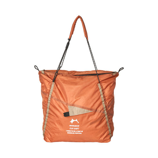 Upcycled Tent Shoulder Bag by Our Shift